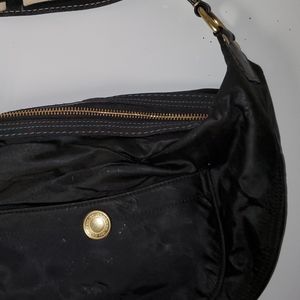COACH Hamptons sateen mini hobo shoulder bag